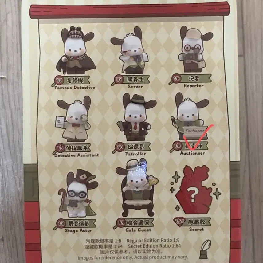 [BUNJANG] Sanrio Pochacco Detective Series Figure / 포차코 탐정시리즈 피규어
