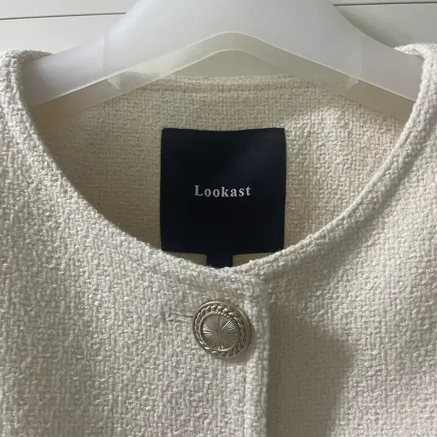[BUNJANG] Lookast Ivory Tweed Jacket / 새상품) 룩캐스트 트위드 자켓 아이보리