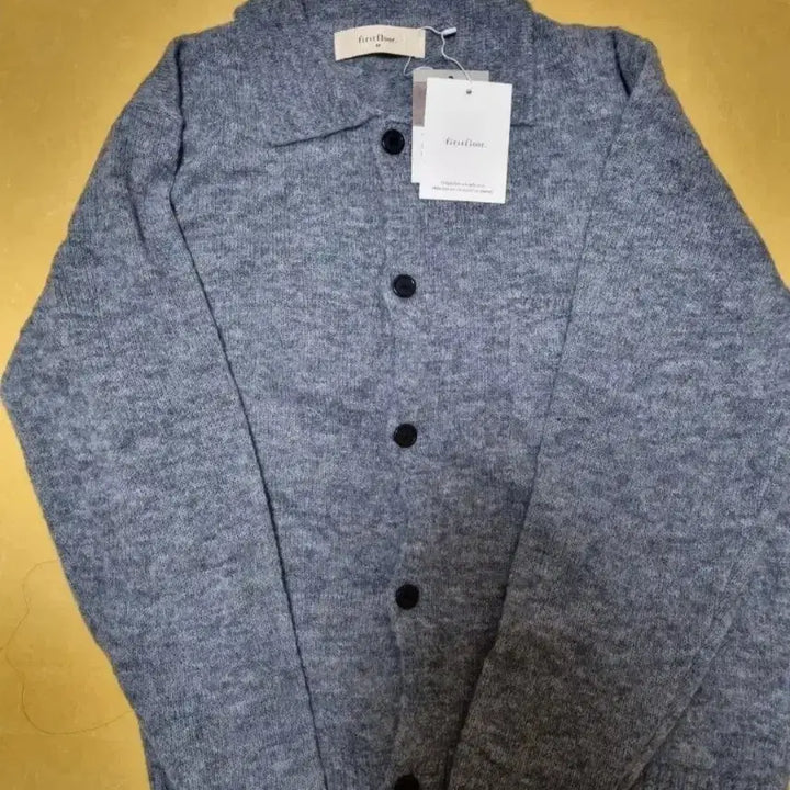 [BUNJANG] First Floor Brushed Alpaca Collar Cardigan / 퍼스트플로어 (파프터) 브러쉬드 알파카 칼라 가디건 48 새상품