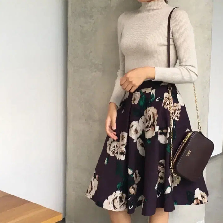 [BUNJANG] KEITH FW Floral Skirt / KEITH 키이스 FW 플라워 스커트