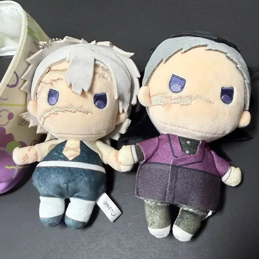 [BUNJANG] Demon Slayer Sanemi Genya Yura Fuwa Original Plush Bundle (First Edition Pouch) / 반택포10 최저) 귀멸의칼날 사네미 겐야 유라후와 인형 일괄 (파우치