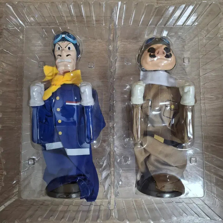 [BUNJANG] Porco Rosso Punching Puppet Set (Porco, Curtis) / 붉은 돼지 펀칭 퍼펫 2종 세트 (포르코, 커티스)