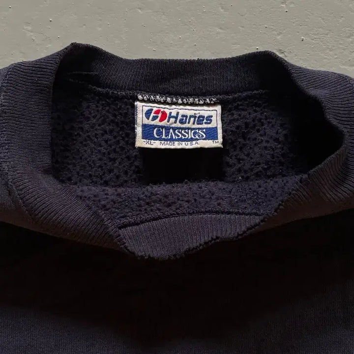 [BUNJANG] 90s Hanes Navy Sweatshirt XL / 90s USA 헤인즈(Hanes) 네이비 스웻셔츠