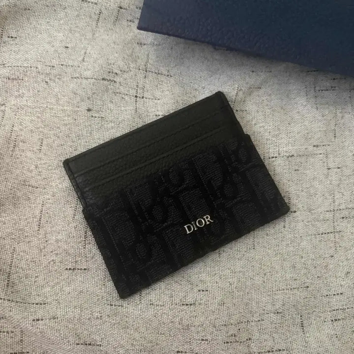 [BUNJANG] Dior Dior Oblique Card Holder Black / [새상품급]디올 오블리크 카드지갑 블랙