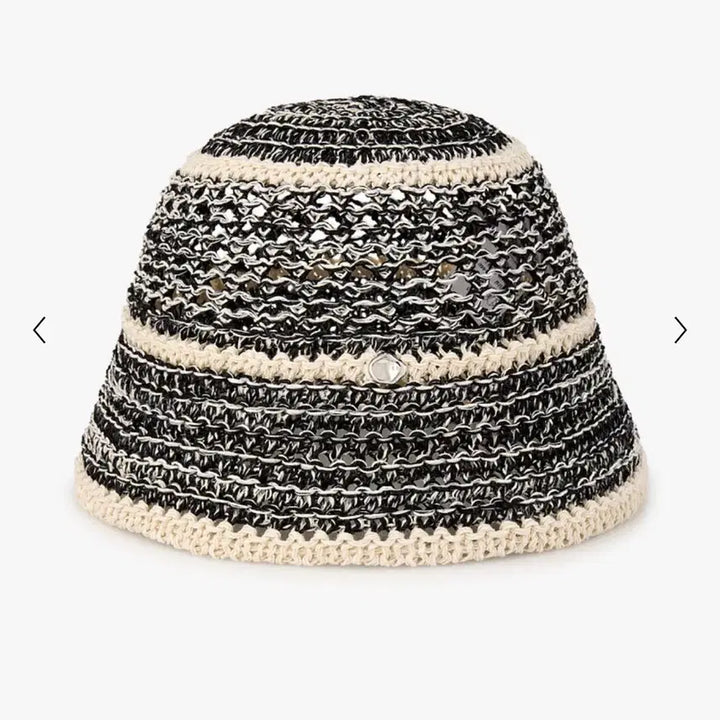 [BUNJANG] Iliail Mixed Color Net Bucket Hat Black / 일라일 믹스드컬러 네트버킷햇 블랙
