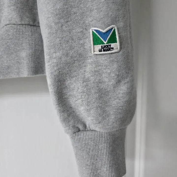 [BUNJANG] Lucky Marche Gray Sweatshirt T-Shirt / 럭키마르쉐 그레이 맨투맨 티셔츠