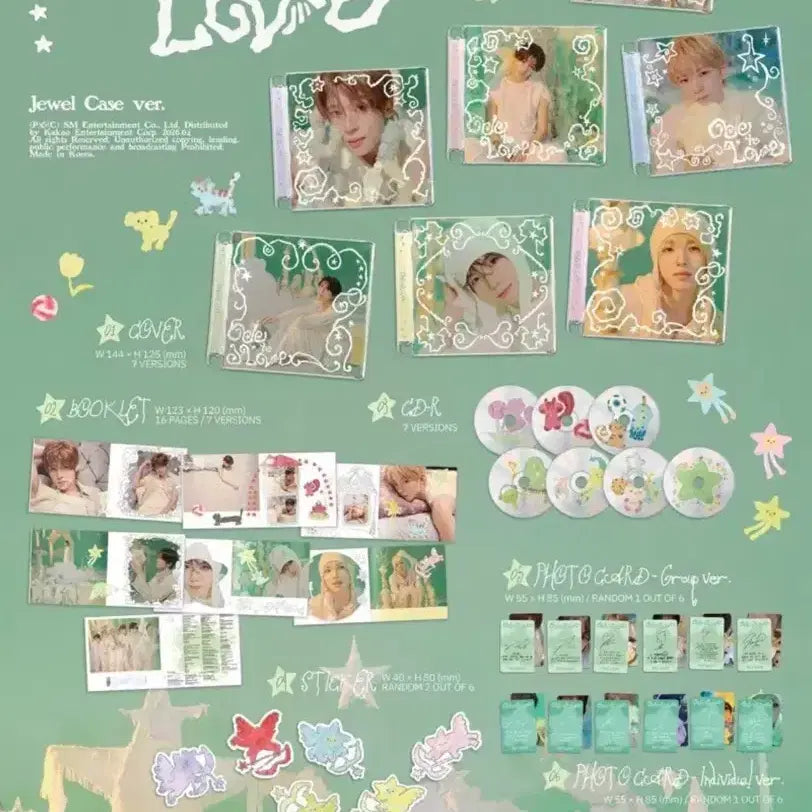 [SOLD OUT] 엔시티위시 오드투럽 쥬얼버전 미개봉 세트판매