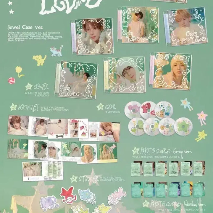 [SOLD OUT] 엔시티위시 오드투럽 쥬얼버전 미개봉 세트판매