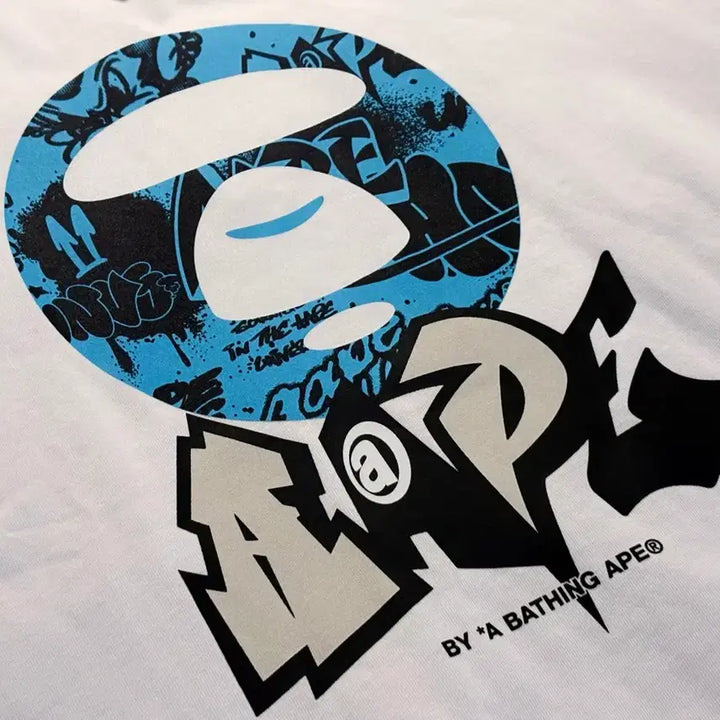 [BUNJANG] (무료배송) Aape 반팔 티셔츠 화이트 새상품 / (무료배송) Aape 반팔 티셔츠 화이트 새상품