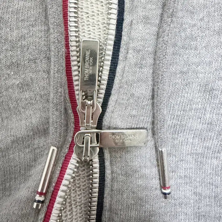 [BUNJANG] Thom Browne Hooded Zip-up Gray / (3사이즈) 톰브라운 후드집업 그레이