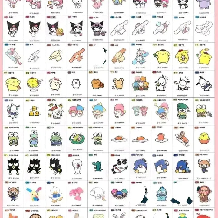 [BUNJANG] Sanrio Sticker Collection (Sealed) / 산리오띠부씰