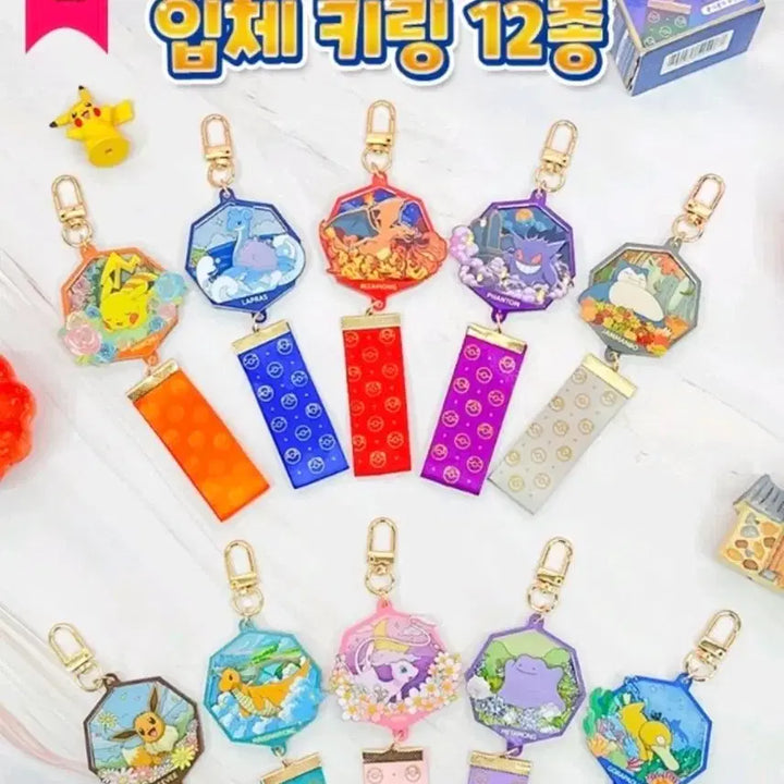 [BUNJANG] Pokemon Snorlax Diorama 3D Keyring / [새상품] 포켓몬 랜덤 키링 > 잠만보 디오라마 입체 키링