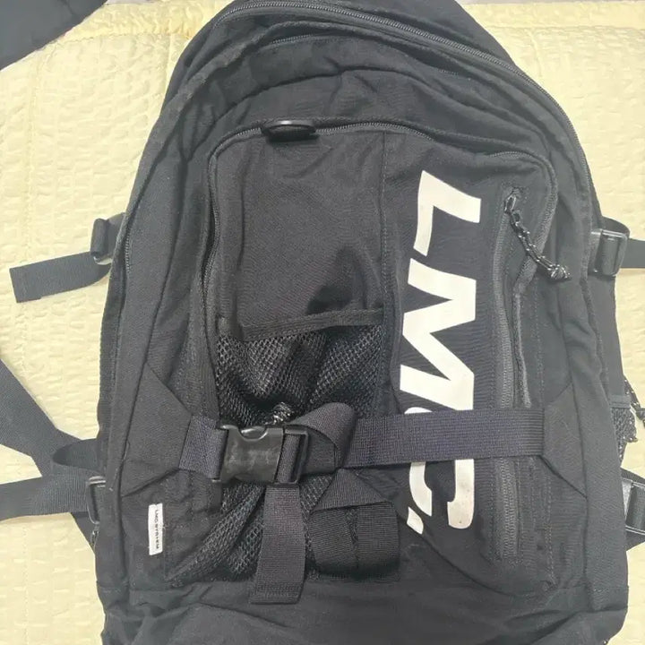 [BUNJANG] LMC Black Backpack / LMC 블랙 백팩 가방
