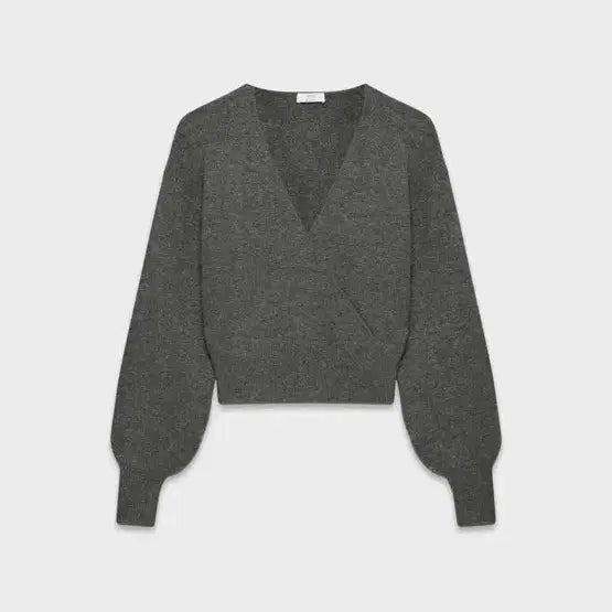 [BUNJANG] Aritzia V-Neck Wrap Knit Sweater / aritzia v-neck 랩 니트 스웨터