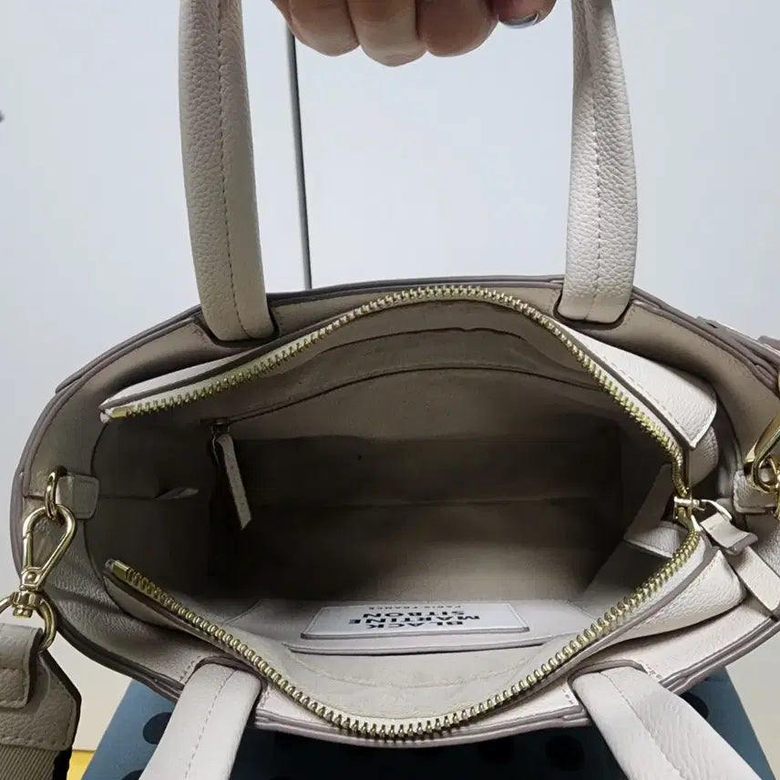[BUNJANG] Black Martine Sitbon Ivory Tote Bag / 블랙마틴싯봉 핸드백 가방