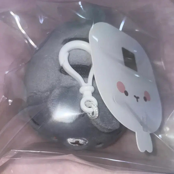 [SOLD OUT] 새상품)몰랑이 말랑이 인형 키링 키홀더 회색고양이 정품