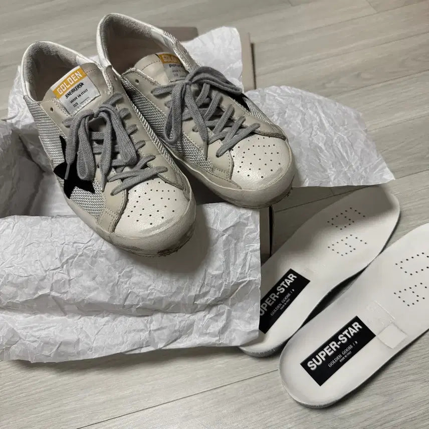 [BUNJANG] Golden Goose Gray Code Sneakers / 골든구스 그레이코드 41