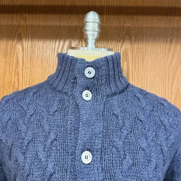 [BUNJANG] Della Ciana Zip-up Knit Cardigan / 델라치아나 집업 니트 100