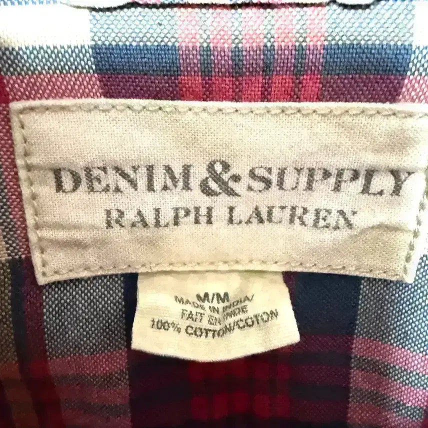 [BUNJANG] Denim &amp; Supply Ralph Lauren Check Shirt / [M,95]데님앤서플라이 랄프로렌 체크 셔츠 남방