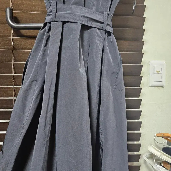 [BUNJANG] DKNY Belted Trench Long Dress / DKNY 벨티드 트렌치  롱 원피스