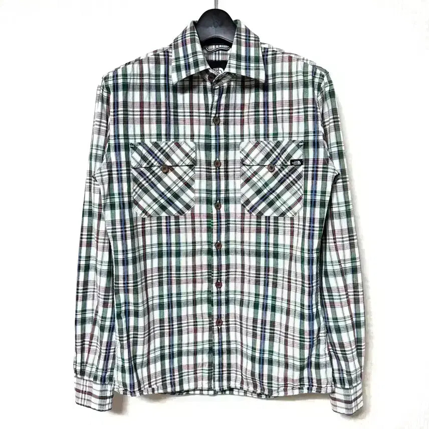 [BUNJANG] The North Face Check Pocket Shirt / [S,90]노스페이스 체크 포켓 셔츠 남방