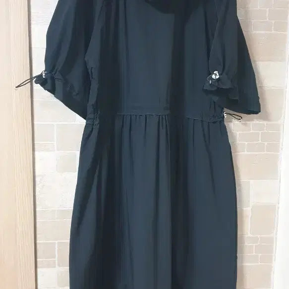 [BUNJANG] Black Hooded Long Dress / 여성 후드원피스(새옷)