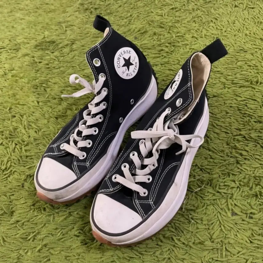 [BUNJANG] Converse Run Star Hike High Black (Size 250) / (250) 컨버스 런스타 하이크 하이 블랙
