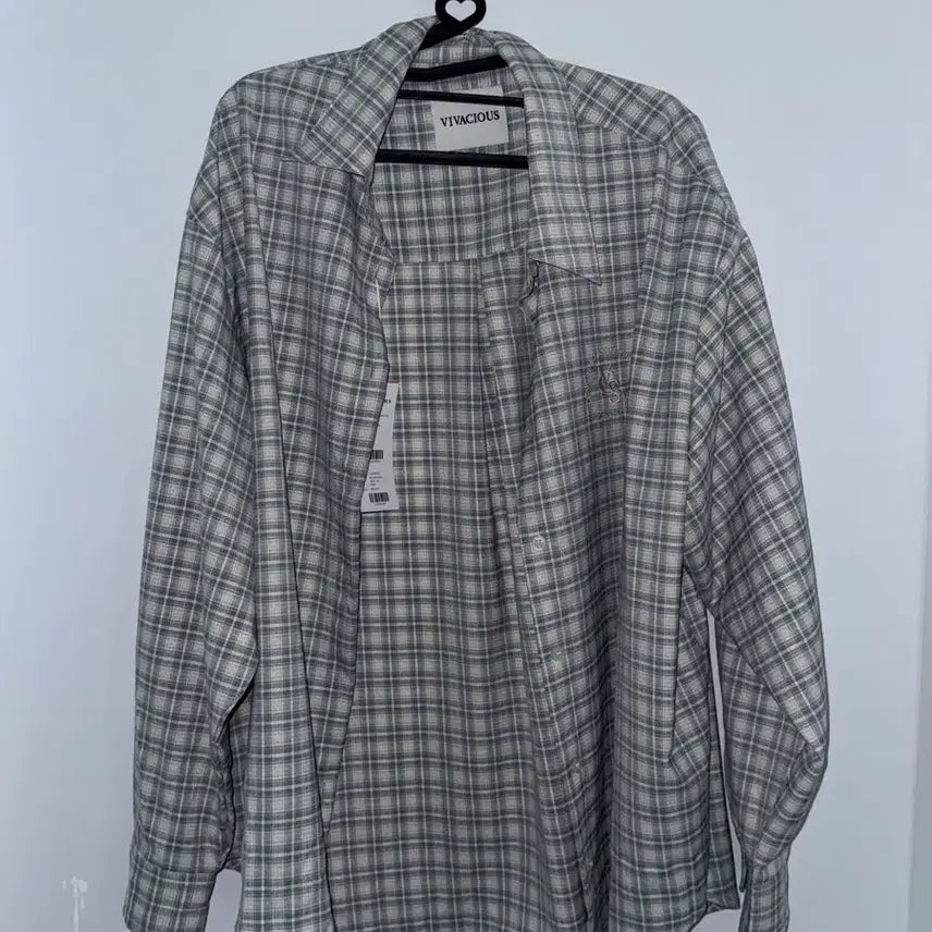 [BUNJANG] VIVACIOUS Checkered Shirt / VIVACIOUS 체크 셔츠 새상품