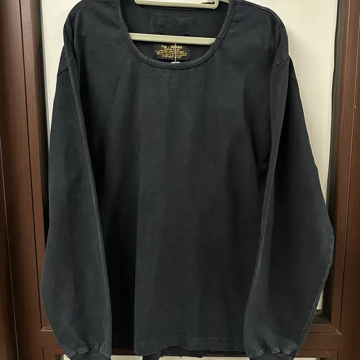 [BUNJANG] Pogservice Drape Long Sleeve / [1] 포그서비스 드레이프 롱슬리브 pogservice
