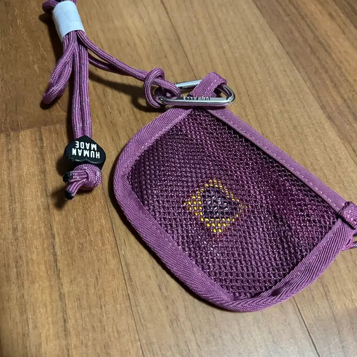 [SOLD OUT] 휴먼메이드 나일론 카드 케이스 퍼플 크로스백 메신저백 숄더백