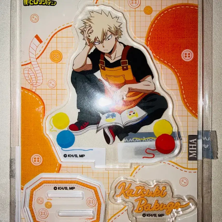 [BUNJANG] NHA Bakugo Katsuki Acrylic Stand / 나히아 히로아카 바쿠고 카츠키 털실 아크릴 스탠드 2026 생일 캔뱃지