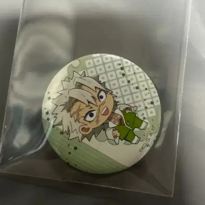 [BUNJANG] Demon Slayer Sanemi Mini Can Badge / 귀멸의 칼날 사네미 미니 캔뱃지