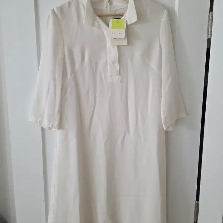 [BUNJANG] KEITH White Shirt Dress / KEITH 키이스 SS 화이트 셔츠 원피스