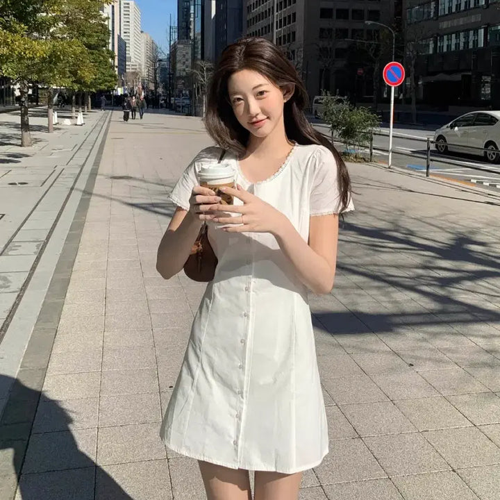 [BUNJANG] Zenio Lea Mini Dress S / 제니오 레아 미니 원피스 s