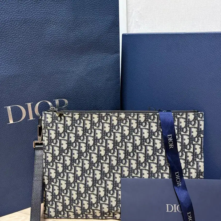 [BUNJANG] Dior Oblique Pouch / (정품) 디올 오블리크 클러치 a4