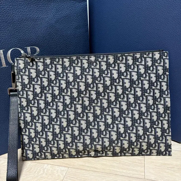 [BUNJANG] Dior Oblique Pouch / (정품) 디올 오블리크 클러치 a4