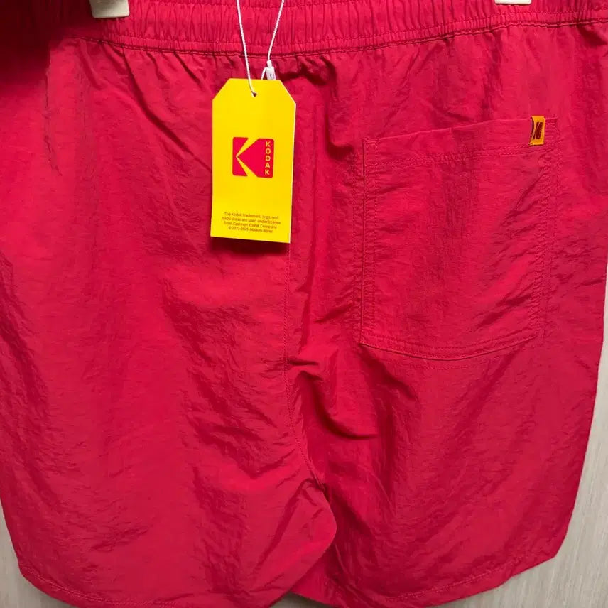 [BUNJANG] Kodak Red Woven Shorts / 코닥 레드 우븐 반바지 판매합니다
