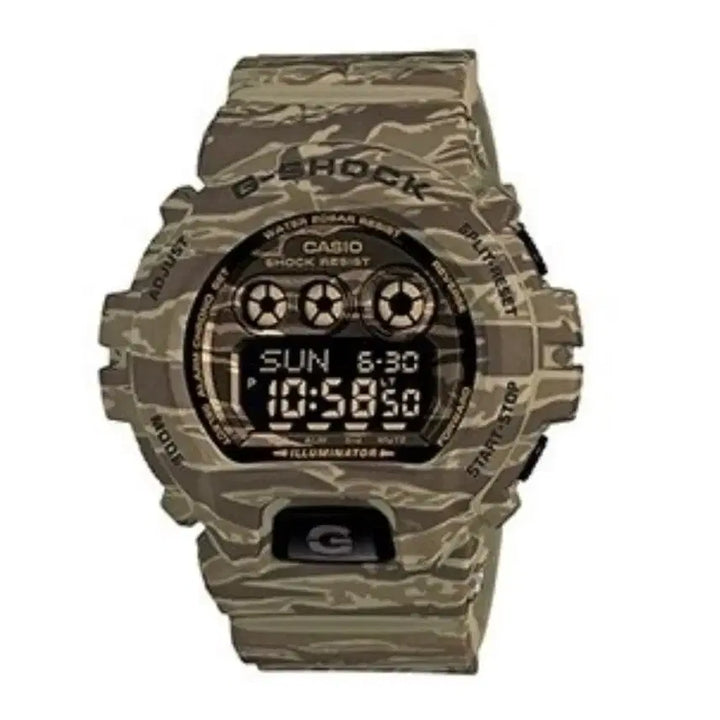 [BUNJANG] G-Shock GD-X6900CM-5 Tiger Camo Watch / 지샥 GD-X6900CM-5 타이거 카모 베이지 브라운