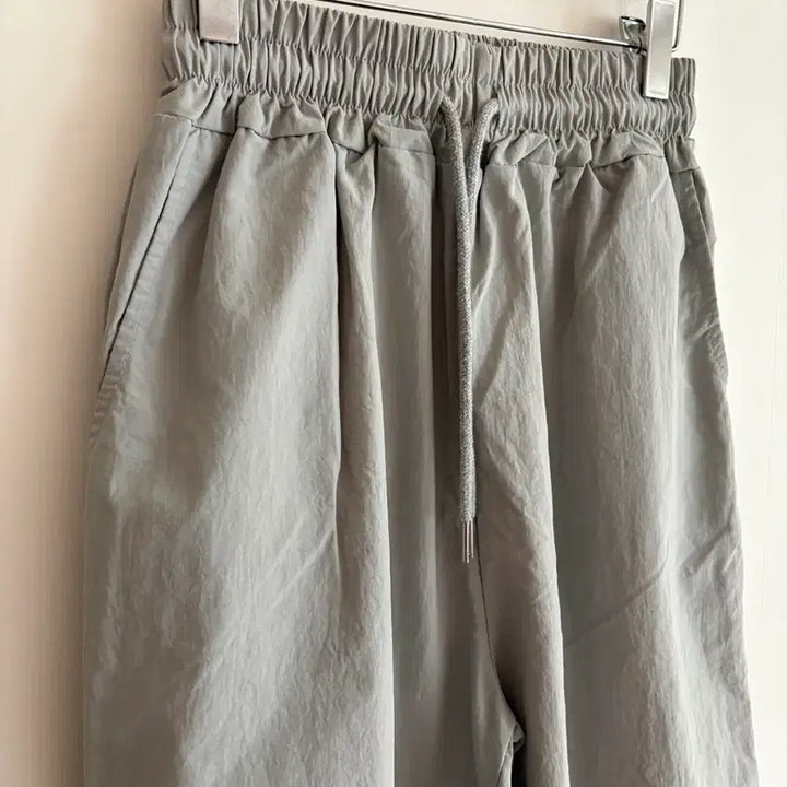 [BUNJANG] Gray String Jogger Pants / 그레이 스트링 조거팬츠