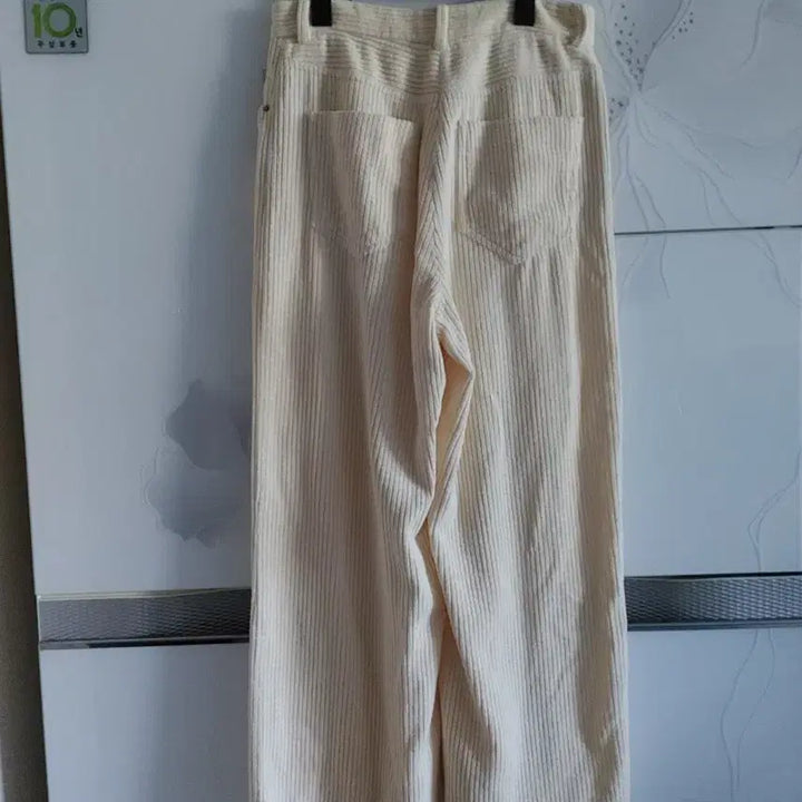 [BUNJANG] Time Ivory Corduroy Wide Pants / 타임 아이보리 코듀로이 와이드 팬츠