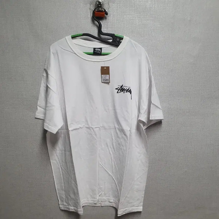 [BUNJANG] Stussy T-shirt White XL / 스투시 반팔 티셔츠 화이트 새상품xl