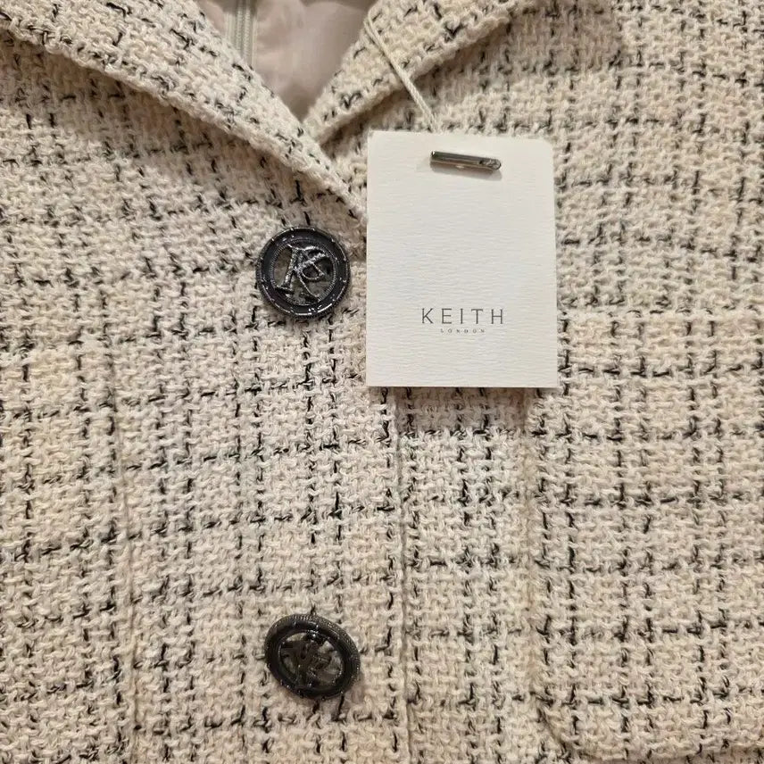 [BUNJANG] KEITH Tweed Suit Dress / KEITH 키이스 FW 트위드 고급 정장 원피스