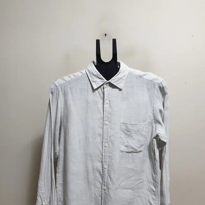 [BUNJANG] Uniqlo Linen Shirt / 유니클로 마 남방셔츠/100
