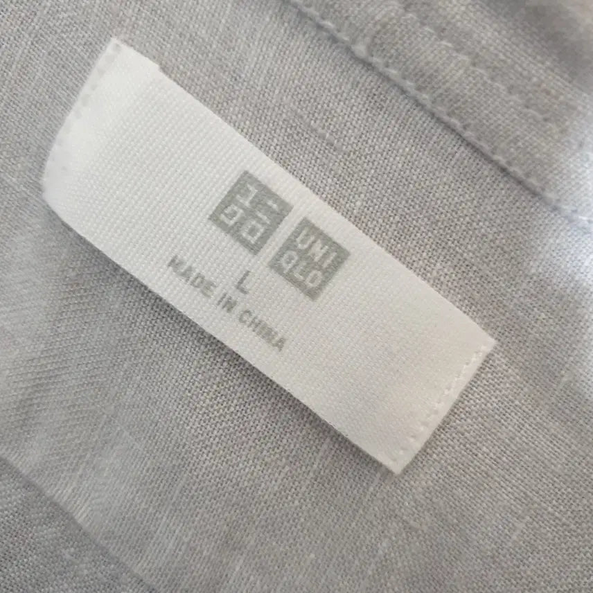 [BUNJANG] Uniqlo Linen Shirt / 유니클로 마 남방셔츠/100