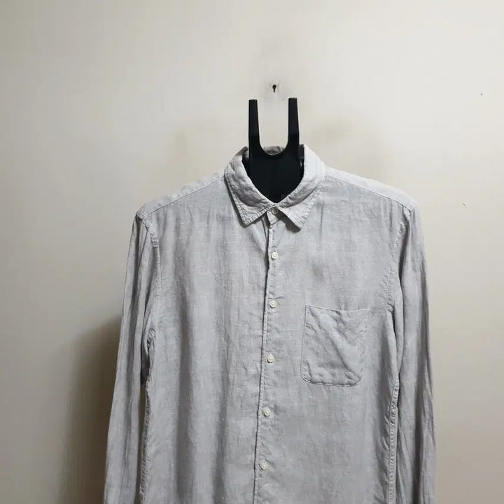 [BUNJANG] Uniqlo Linen Shirt / 유니클로 마 남방셔츠/100