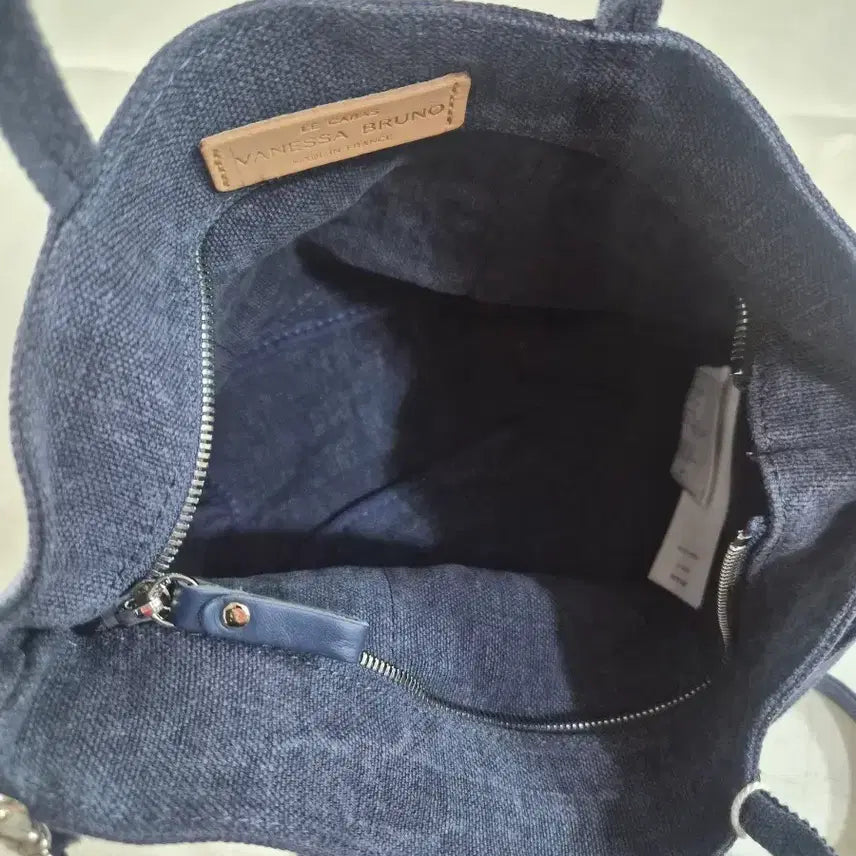 [BUNJANG] Vanessa Bruno Cabas Spangle Tote Bag Navy S / [새상품]바네사브루노 카바스 스팽글 토트백 네이비S