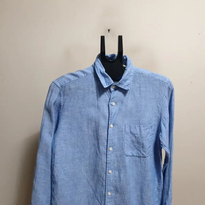 [BUNJANG] Uniqlo Linen Shirt / 유니클로 마 남방셔츠/100