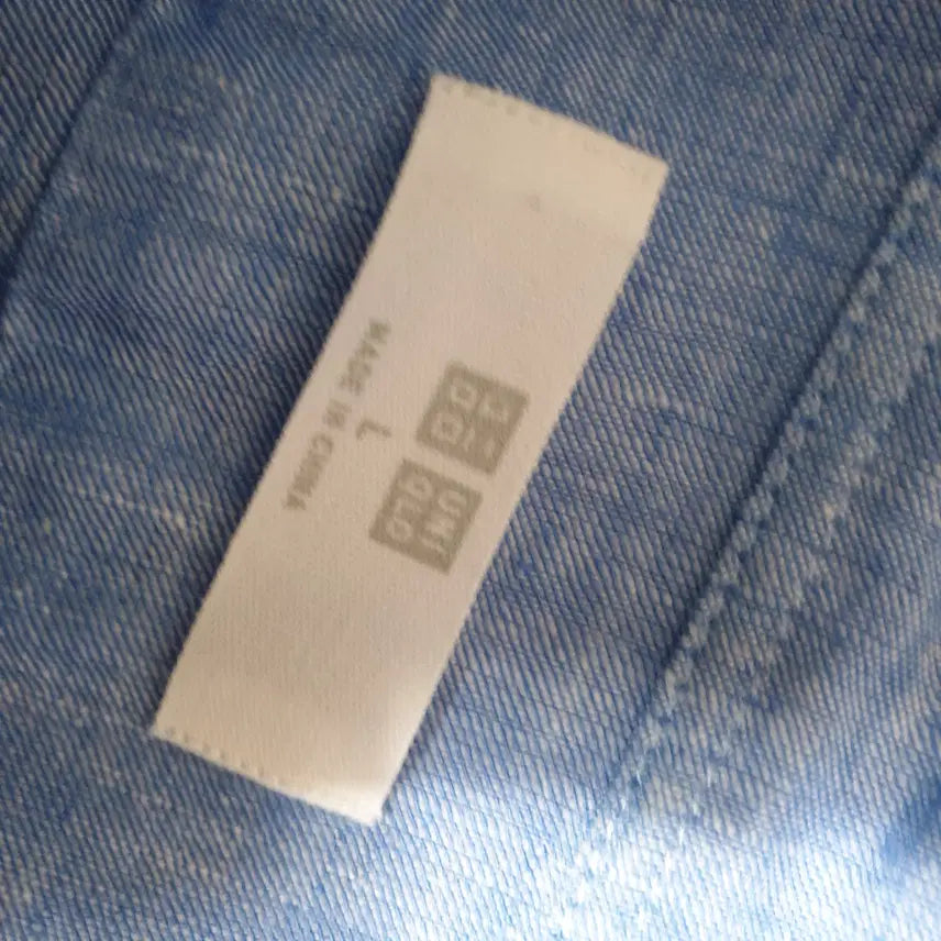 [BUNJANG] Uniqlo Linen Shirt / 유니클로 마 남방셔츠/100
