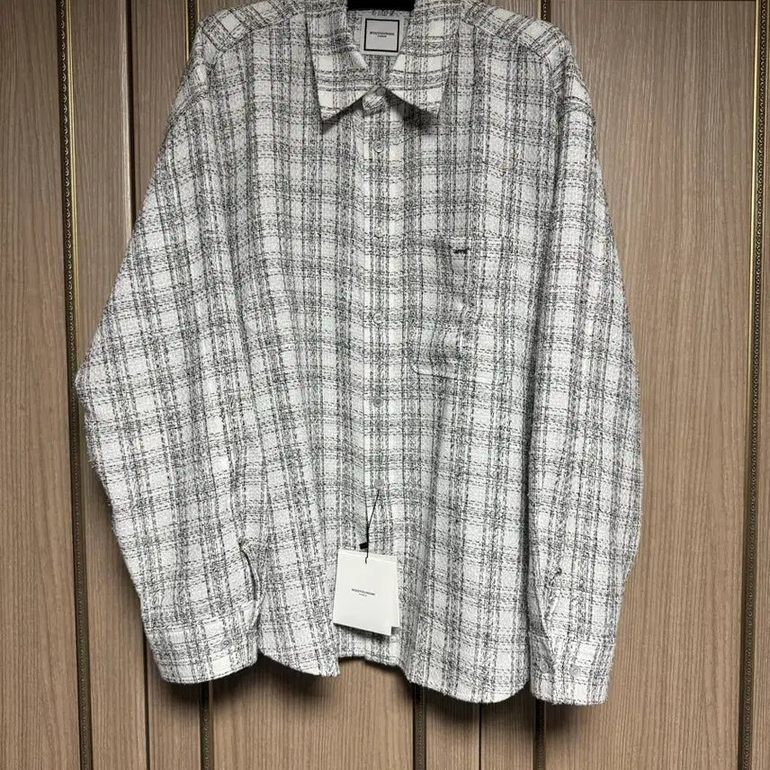 [BUNJANG] RECTO 25SS Tweed Check Shirt / 렉토 25ss 트위드셔츠