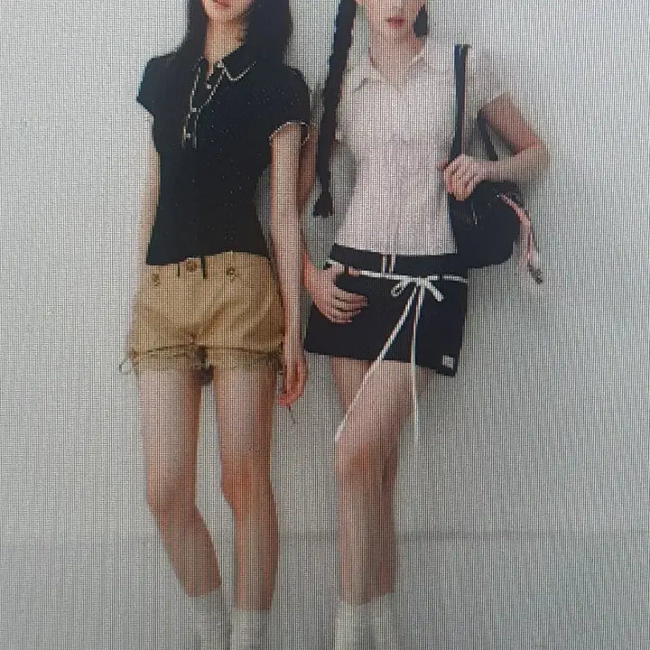 [BUNJANG] Dot Patterned Polo Shirt / (해외배송) 반팔 카라 도트무늬 티셔츠 2컬러